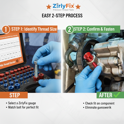 ZirlyFix Pro Nut and Bolt Thread Checker
