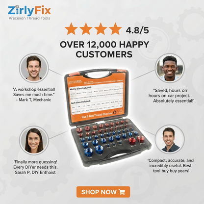 ZirlyFix Pro Nut and Bolt Thread Checker