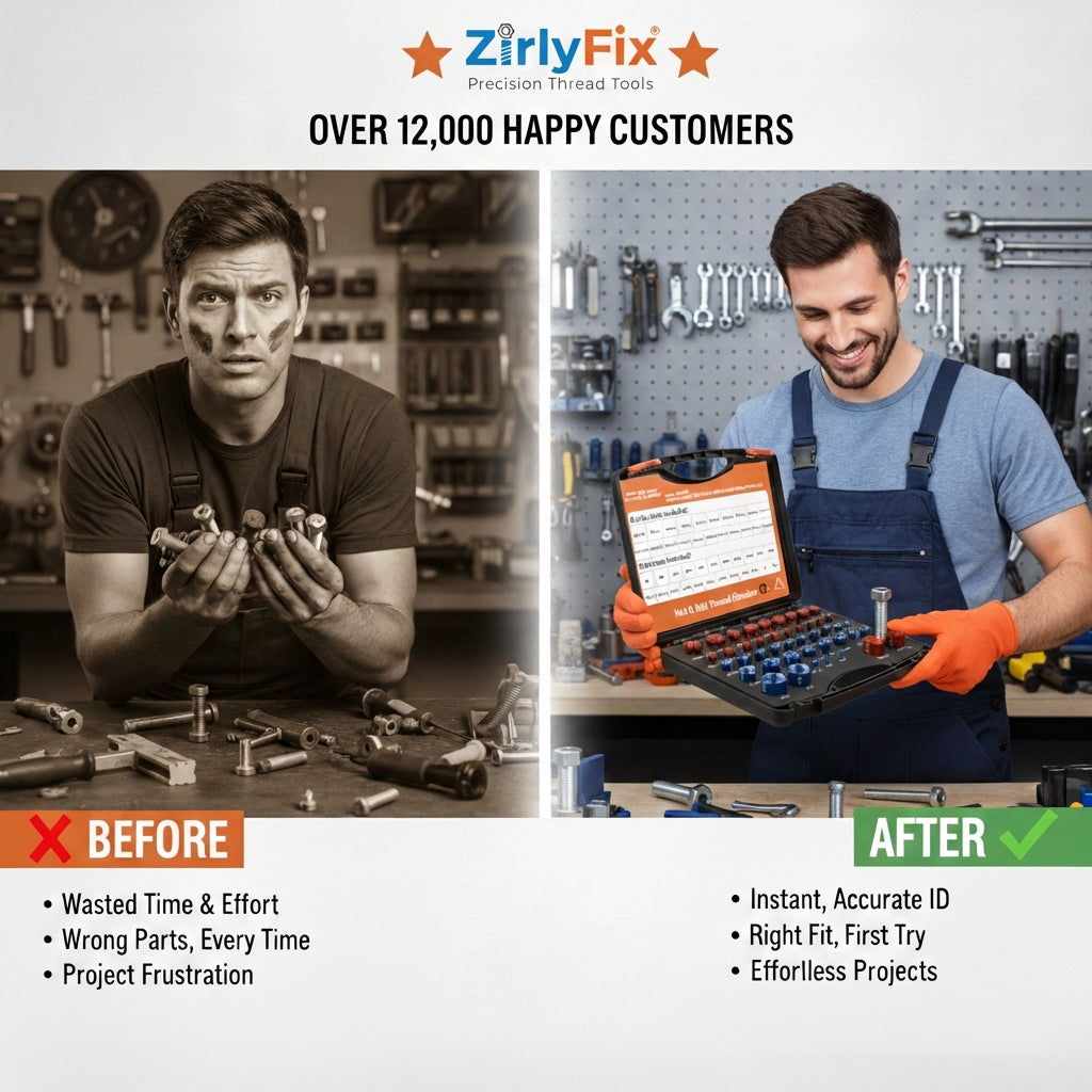 ZirlyFix Pro Nut and Bolt Thread Checker