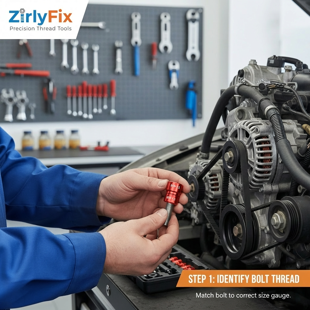 ZirlyFix Pro Nut and Bolt Thread Checker